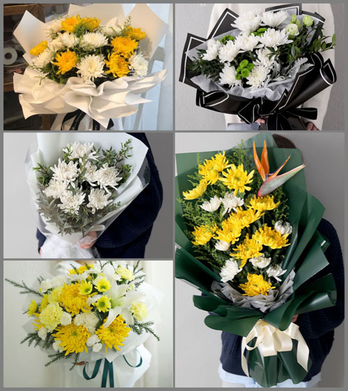 福建龙岩上杭县通贤乡白事花束代送